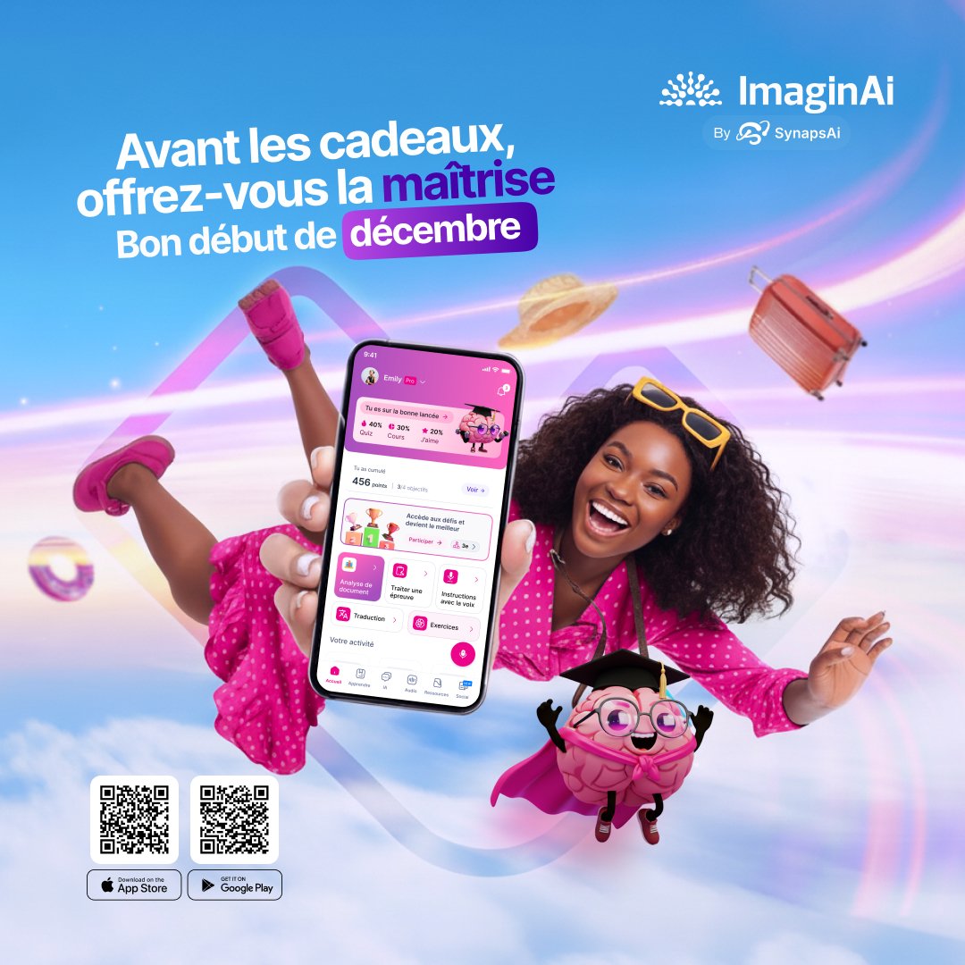 synapsai_co's tweet photo. Bon début de mois avec https://t.co/2eKZSDkElc

Saisissez cette opportunité pour rattraper vos objectifs et boucler l'année avec succès.

#SynapsAi #ImaginAi #Decembre #IA https://t.co/qLU3orW08Q