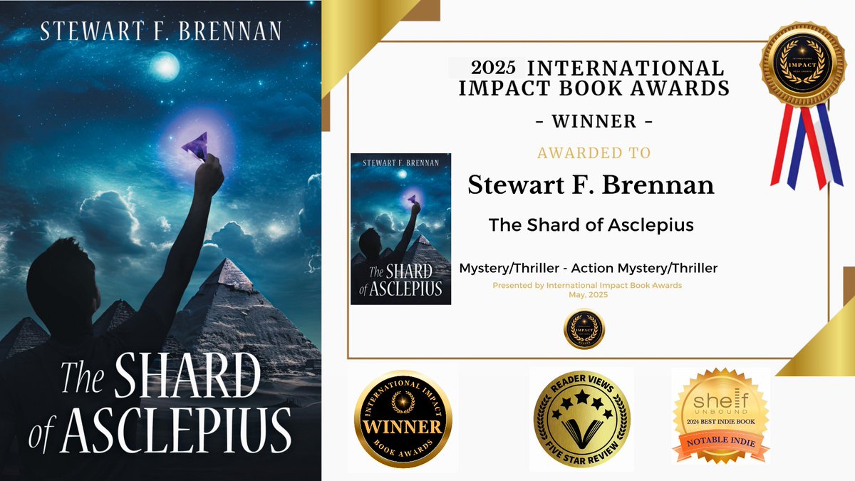 The Shard of Asclepius is a supernatural mystery thriller that charts a course into humankind's intriguing ancient past from current dystopian times with a promise of a new horizon in the future. A Canadian story with familiar settings that runs through Ontario, Quebec, and New