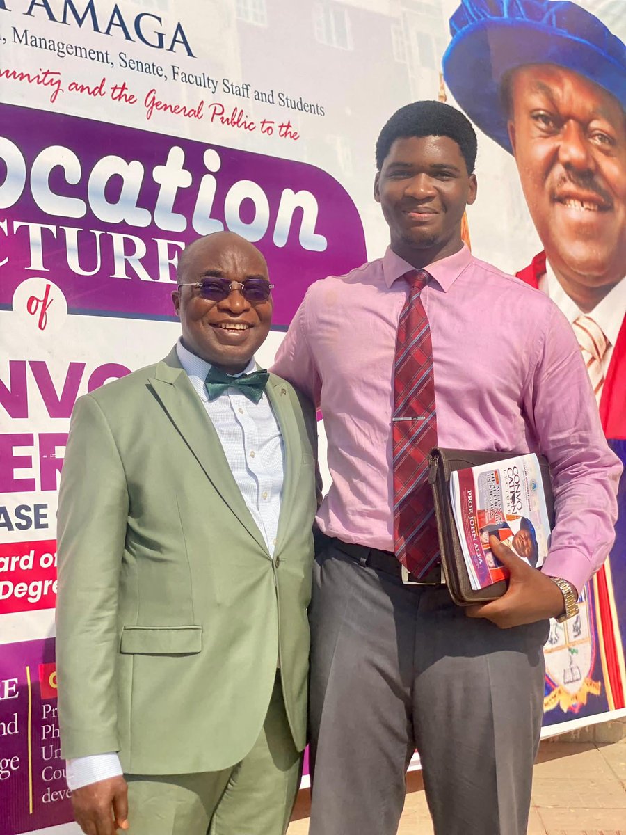 Sul_salem's tweet photo. Honorable Justice Stephen Adah JSC with Lawsan president Salem University chapter 2025
Honorable Justice Stephen Adah JSC with Miss Lawsan Salem University chapter 2025

Vice Chancellor Salem University  × Miss Lawsan Salem University chapter 2025.
#lawsan #salemuniversitylokoja https://t.co/0E324Ovdmx
