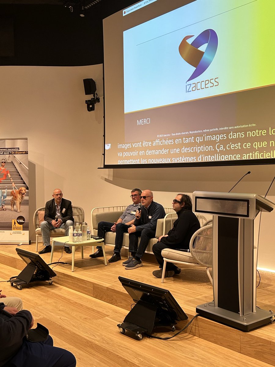 #JETDV2025

Table ronde sur « L’éducation et l’apprentissages adaptés » présentée par Fernando Pinto Da Silva

Intervenants : Jean LAURENS, Frédéric BRUGNOT (Accessolution), Jean-Martial ROUX (Eurobraille)