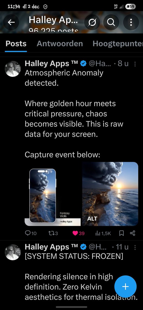 Rene_Amsterdam's tweet image. 🌤️ Amazing Sunset 🌤️

Wallpaper by @Halleyapps 

To download from his page here at X,see pic 2 and 3,
And here 👇🏻 pic 4 

iOS 26 kwgt Clockwidget by @Ahmadansari2233 

OneDark 3D iconpack by @EatosApps 

@NovaLauncher 

@SamsungNL Galaxy S25 Plus