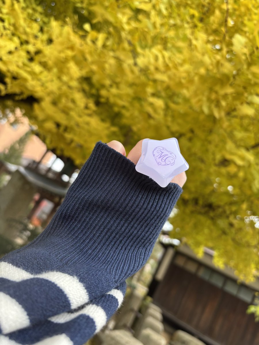 yuu0527moco's tweet photo. @maco___official 私はスター⭐️ライト可愛すぎてほぼ毎日つけてる〜お洋服の色に合わせて点灯させてるの⭐️🐰 https://t.co/FdSXjqbuWn