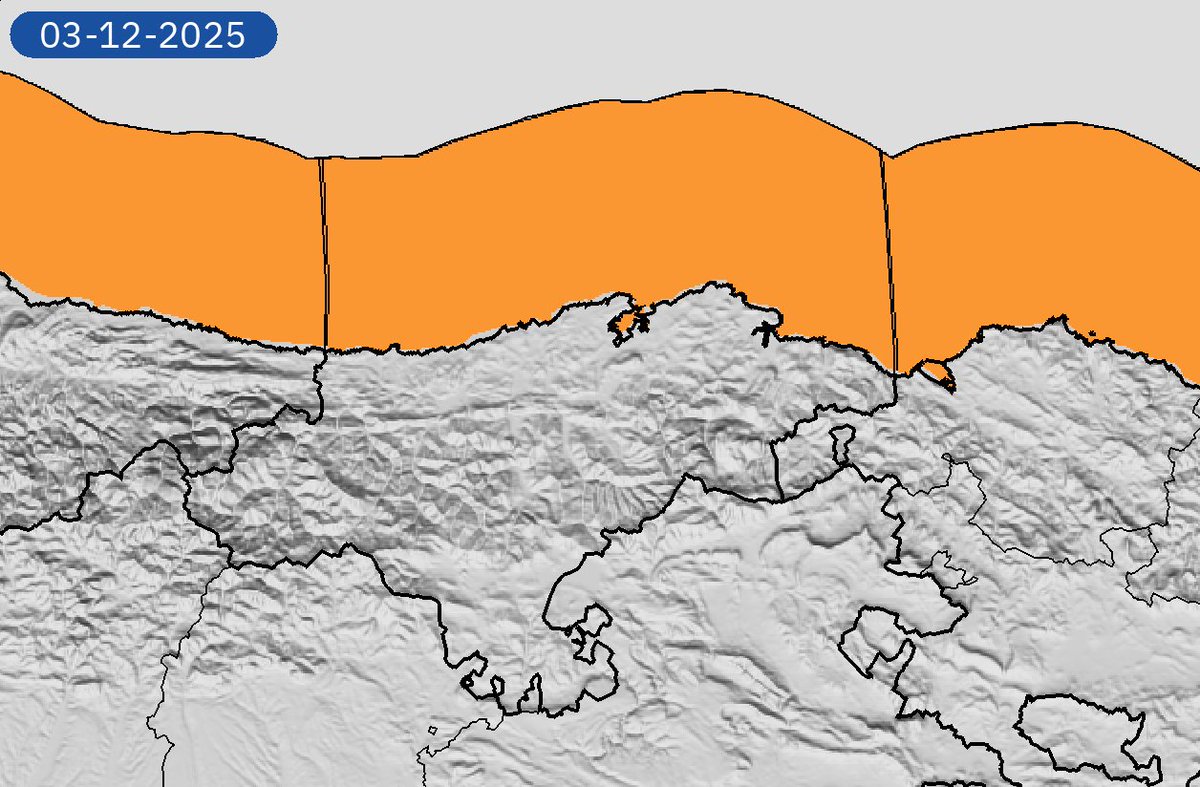 02/12 11:36 AVISOS HOY Y MAÑANA | Cantabria: costeros. Nivel máximo de aviso: naranja.
Actualizaciones en aemet.es/es/eltiempo/pr…