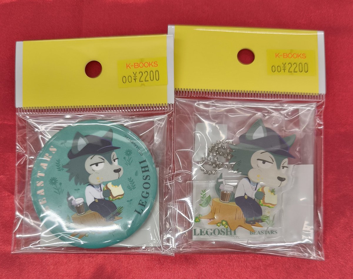 入荷情報】 『 #BEASTARS』 〇オタくじ ・E賞 缶バッジ ・D賞