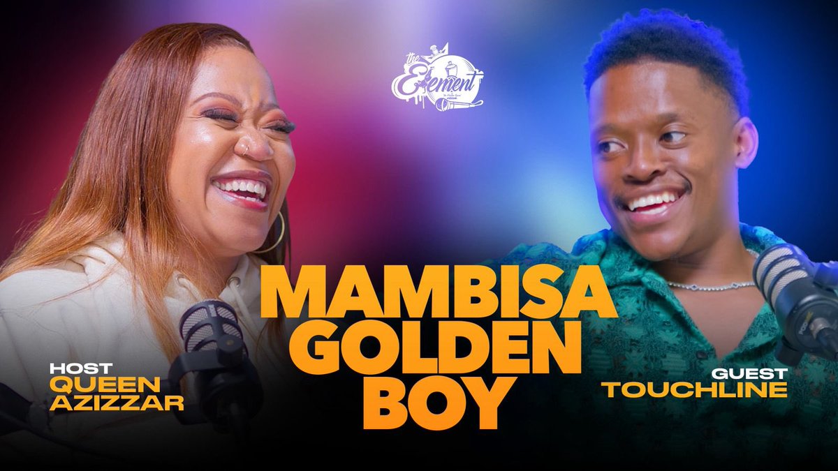 QueenAzizzar's tweet photo. Aaaaand, we are live! 
@TouchlineTruth kicked it with me on @TheElementSA Podcast to talk all things #MambisaGoldenBoy, plaques, his place in the game, growth and dating 😅

Touch, thank you ALWAYS - I appreciate you, Bro! 🙏🏽🌸

🔗: https://t.co/pD60oO1tVn 

#TheElement https://t.co/ezHMsDBzxz
