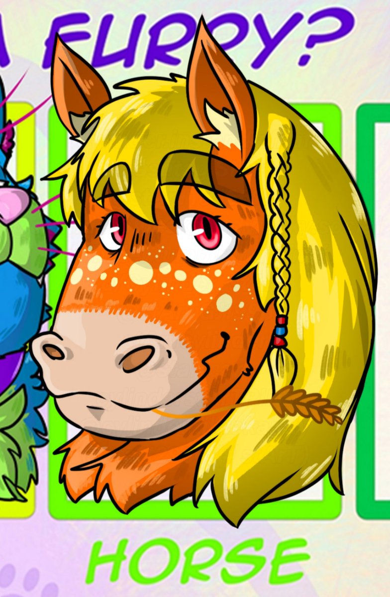 stArT16566151's tweet photo. Country horse ๐ด๐พ
#HowDoYouDrawAFurry
#furry #furryfandom #furryart #furryartist #Horse https://t.co/QDHzpyAAEj