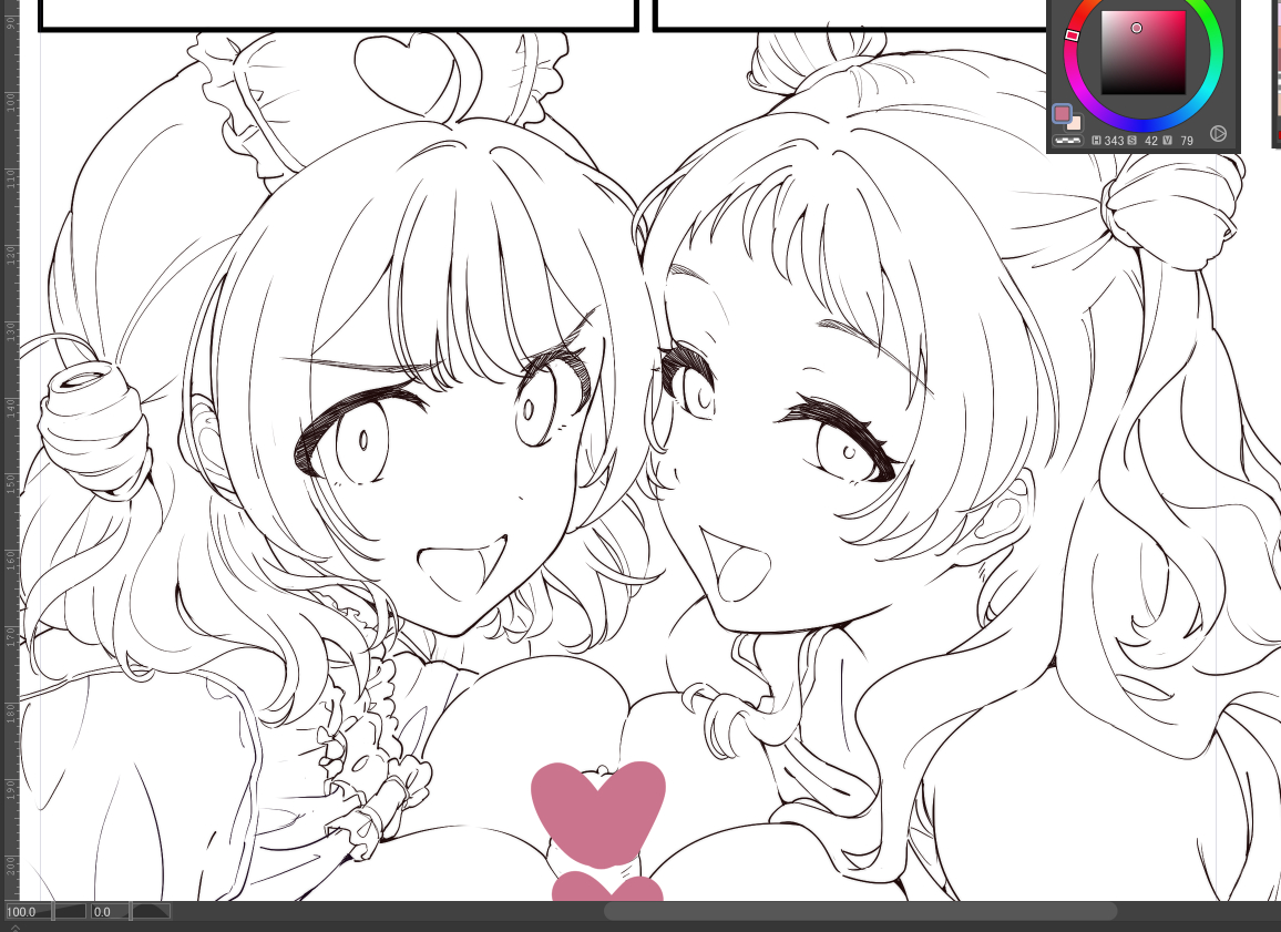 自分の絵柄でもだんだんかわいくなってきたかも 