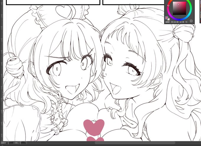 自分の絵柄でもだんだんかわいくなってきたかも 