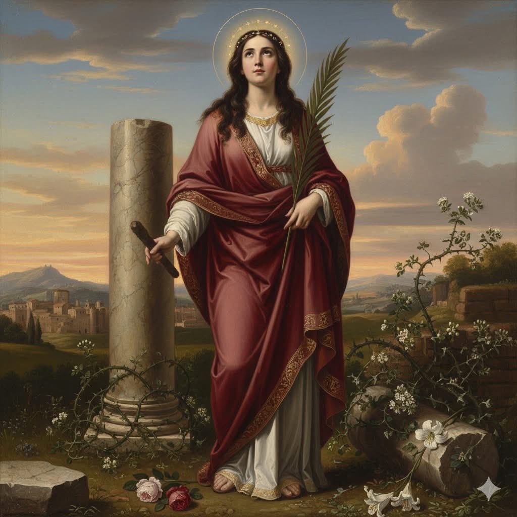 02 dicembre: Santa Bibiana, Vergine e Martire, Titolare della Chiesa di Santa Bibiana agli Orti Liciniani a Roma