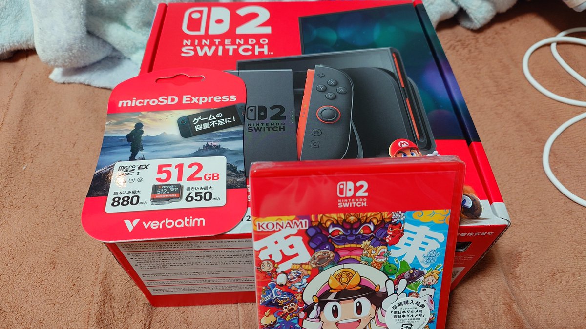 ありましたわ。 買っちった(⁠・⁠∀⁠・⁠) #Switch2店頭販売