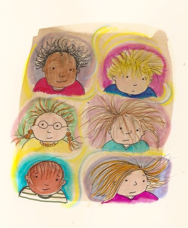 Welcome to hat hair season. #staticshock #winterseason #nancycarlsonstudios