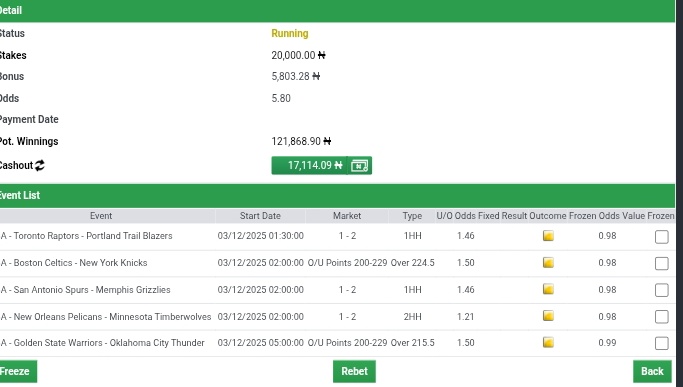 OgaNlaMedia's tweet image. Tuesday BOOM on #BET9JA
⬇️

⚪ 5 + Odds ⬇️
BOOKING CODE ➡️  3R9T7LX

⚪ 10 + Odds ⬇️
BOOKING CODE ➡️  3R9SW38

⚪ 50 + Odds ⬇️
BOOKING CODE ➡️  3R9RX5Y

May our ticket be GREEN 💚. Bet here &amp;gt;&amp;gt;&amp;gt; Bet9ja.com. 

#Bet9jaCode
