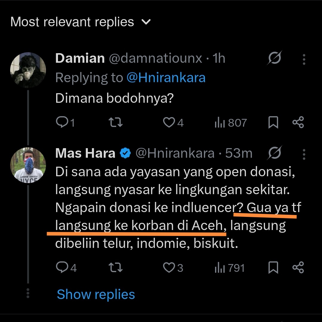 Bro called everyone dumb just so he could humble-brag about his donation 🥲