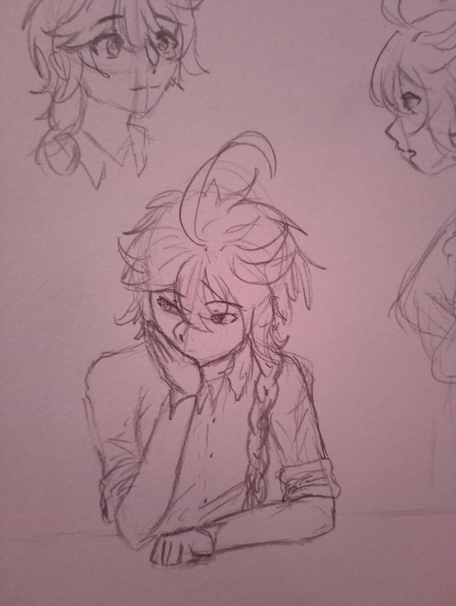 AetherYasha's tweet image. Aether in my book to help distract from The Demons

#GenshinImpact #aether