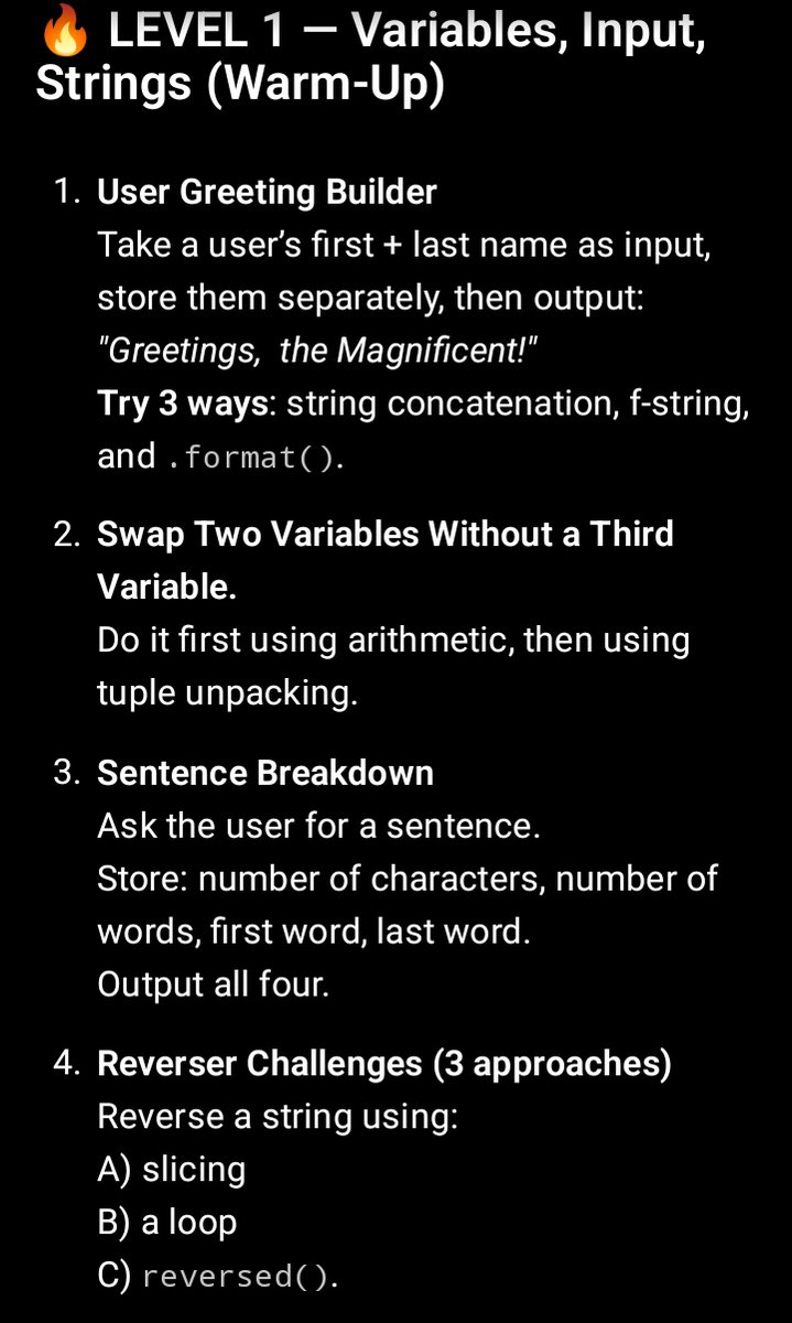 Aria_meloDrama's tweet image. First page completed

Moving to the next... #pythonlearning #pythonprogramming #letsconnect #codingcommunity
