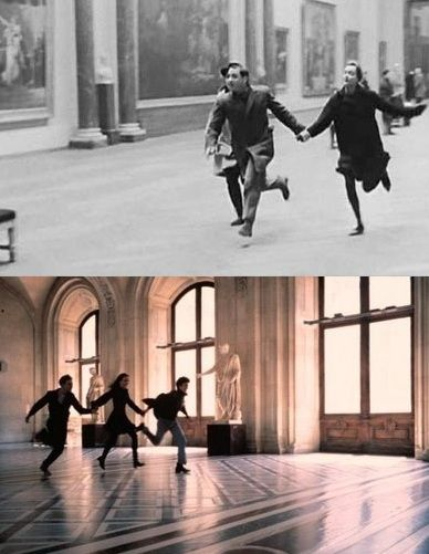 Aquí estamos, los soñadores, 
los ingenuos, los poetas enamorados... 
Los que aún creemos en la magia 
y la fuerza irresistible del amor.
🎞️ Bande à Part / The Dreamers