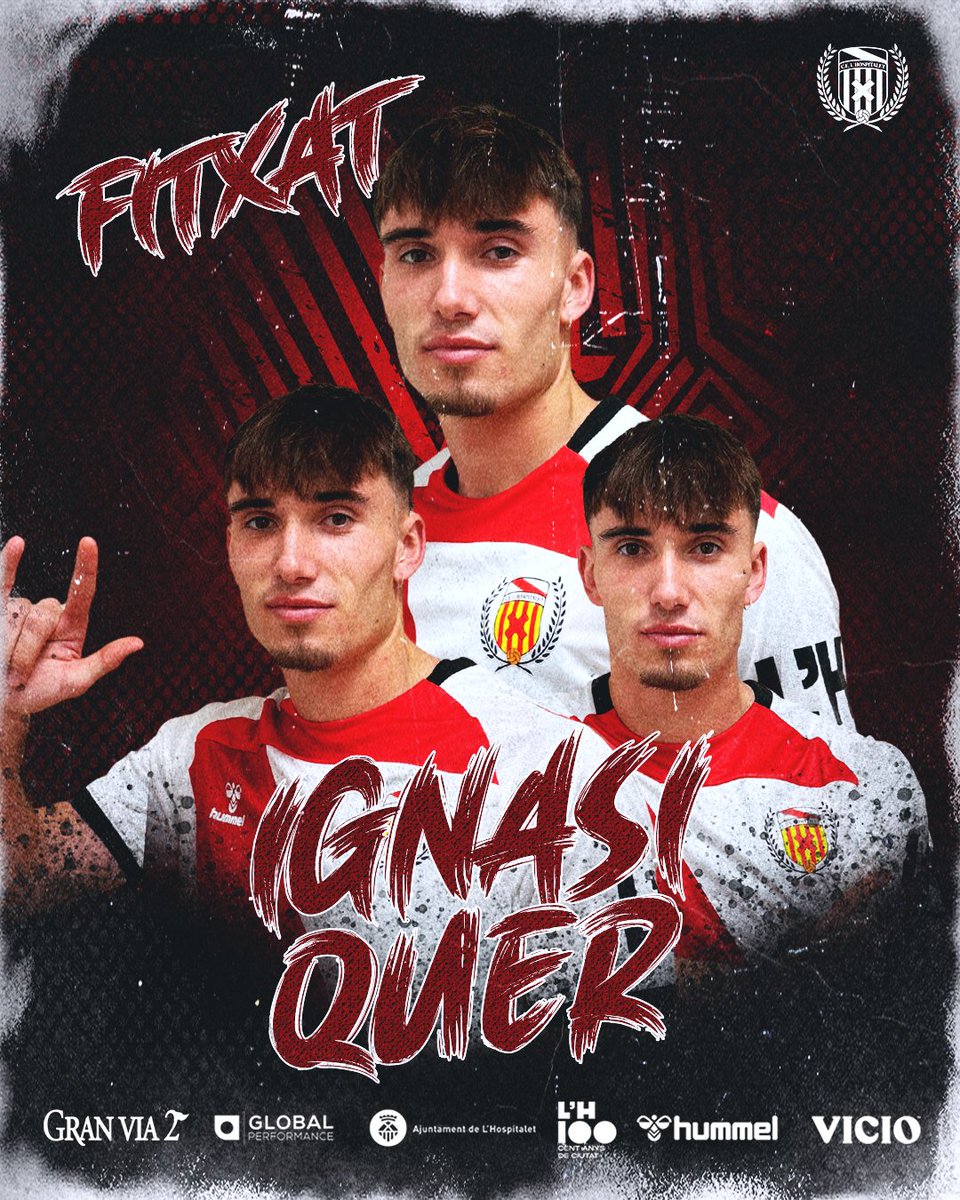 CELHospitalet's tweet image. [FITXATGE]

✍️ Arriba el 9! Incorporem el davanter procedent de la @UEVic_, @ignasiquer! Benvingut, Ignasi!

#CELH2526 #PosatlaFranja