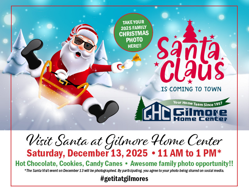 HO HO HO! Santa is on his way December 13 from 11 am to 1 pm! Be sure to bring the kiddos and family for hot chocolate, cookies, candy canes. Take your family holiday photo here! And don't forget your wish list so the elves can help you shop for the perfect gifts!...