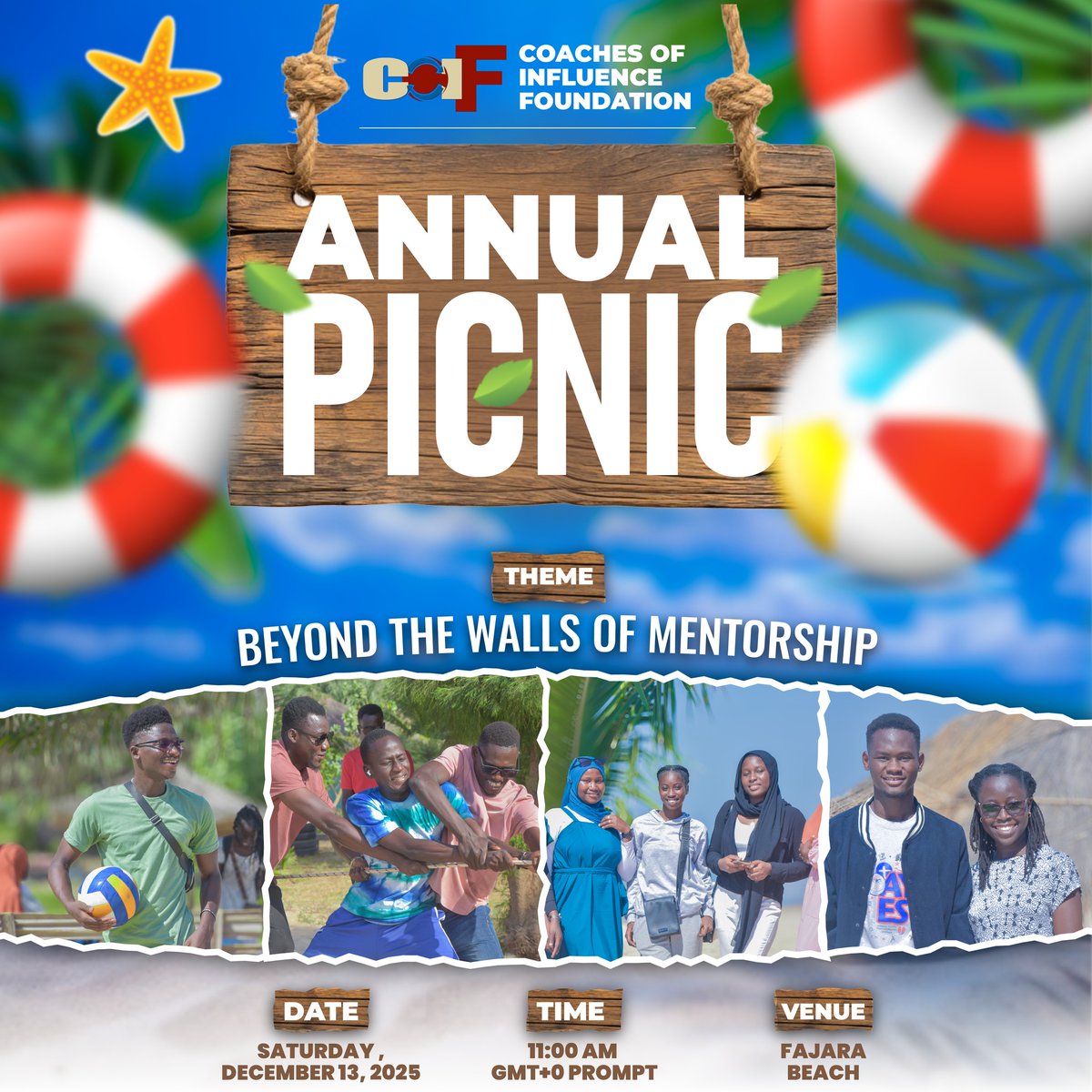 The ancient proverb; "All Work No Play Makes Jack a Dull Boy" is a clarion call for people to balance work with relaxation and human connections.

All COIF Alumni Association Members and Mentees are invited!
REGISTER NOW: coifoundation.org/index.php/even…