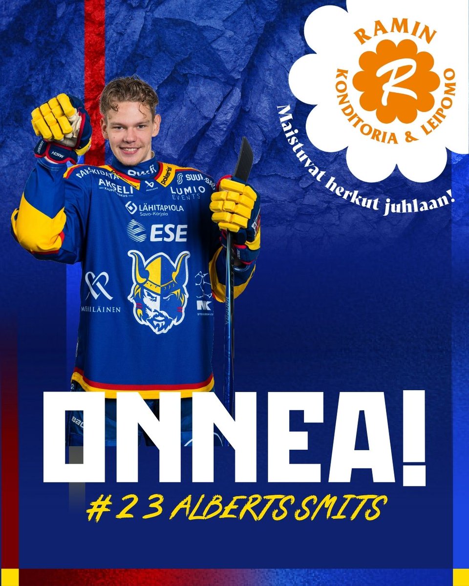 Jukurien puolustaja Alberts Smits täyttää tänään 18 vuotta. 

Paljon Onnea, Smity! 🥳

𝗠𝗮𝗶𝘀𝘁𝘂𝘃𝗮𝘁 𝗵𝗲𝗿𝗸𝘂𝘁 𝗮𝗿𝗸𝗲𝗲𝗻 𝗷𝗮 𝗷𝘂𝗵𝗹𝗮𝗮𝗻 𝘁𝗮𝗿𝗷𝗼𝗮𝗮 𝗥𝗮𝗺𝗶𝗻 𝗞𝗼𝗻𝗱𝗶𝘁𝗼𝗿𝗶𝗮 

#Jukurit #Liiga