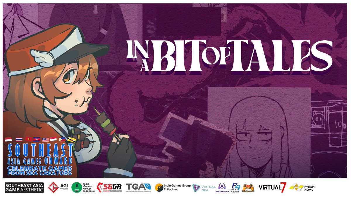 We're excited to share that 'In a Bit of Tales' is participating in Southeast Asia Games Onward 2025!
From 8th December to 31 December 2025, our games will be showcased on Steam!
Thank you to <a href="/SEAGamethetic/">South East Asia Game Aesthetic</a> for making this possible!
#SEAGO2025