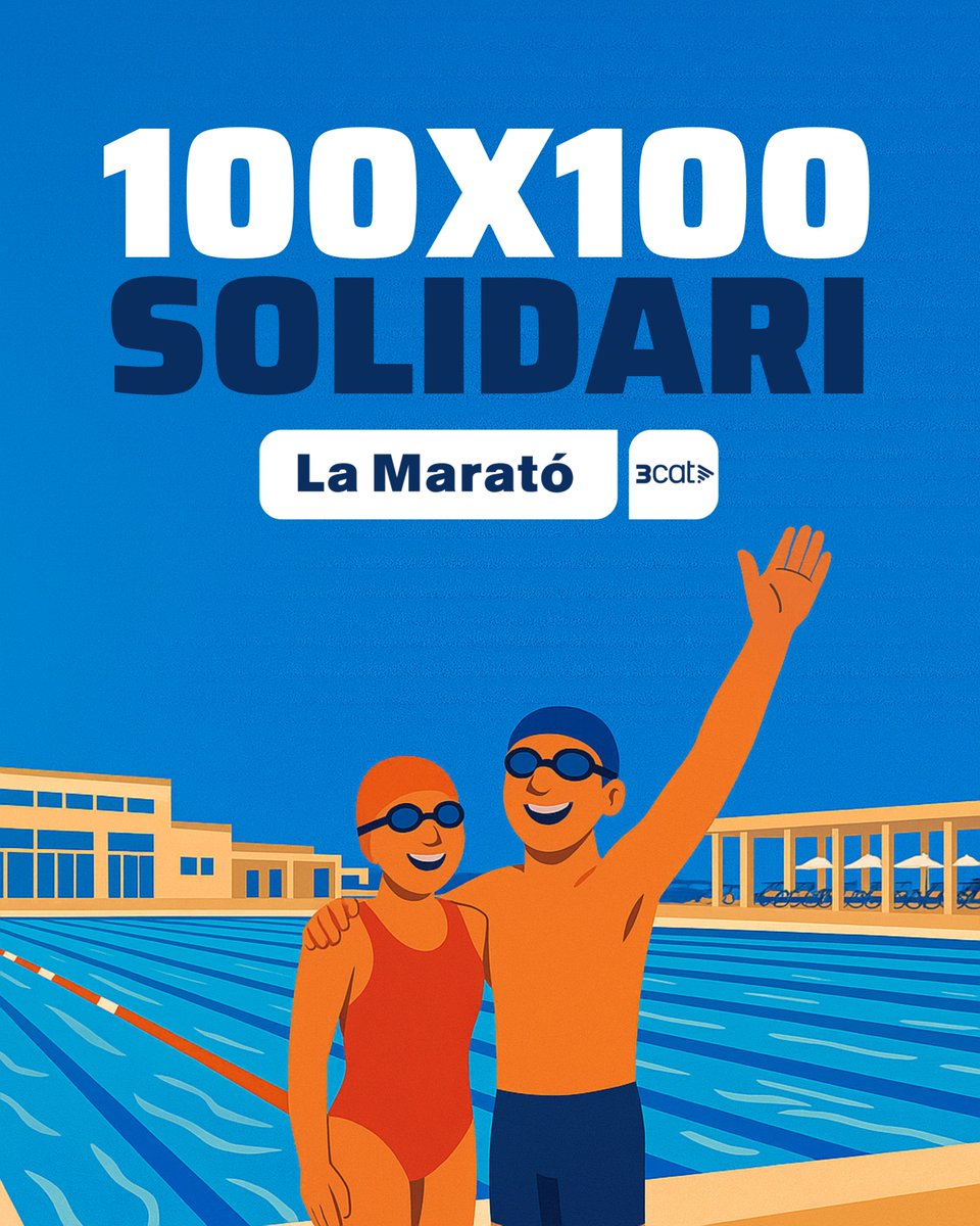 cnmataro's tweet photo. 💧El 14 de desembre a partir de les 10 h, el CN.Mataró organitza un 100×100 solidari en suport a La Marató de 3Cat!💪

✍️Inscripcions a través de l'APP o AQUÍ: https://t.co/evgBqmnb6B
🔗Més informació AQUÍ: https://t.co/pIQVetwMu1 https://t.co/UWgLhnedt5