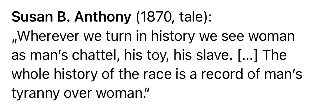 KULTURELT MANDEHAD

‘Førstebølgen handlede bare om fair reformer’.

Nej.

Det var også at opbygge rationalet, den kalkulerede tilsværtning af mandekønnet – i dag børnelærdom: HELE kvindekønnets fortid er karakteriseret af undertrykkelse og mandekønnets klamme skamfulde væremåde.