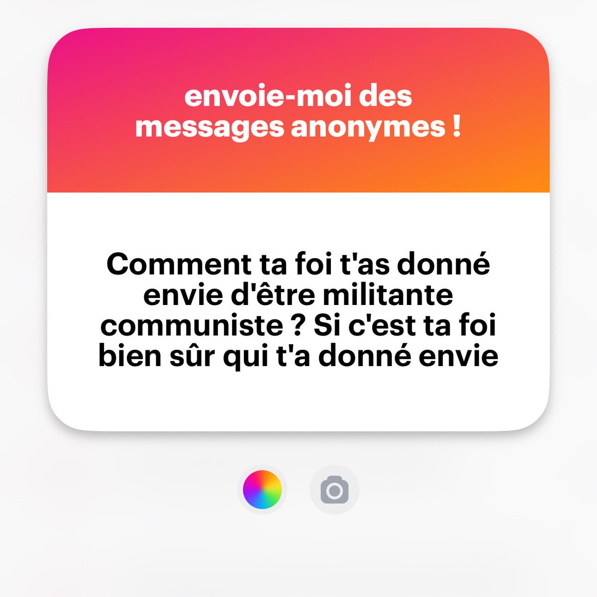 C’est clairement ma religion, qui fut une révolution pour l’histoire de l’humanité, qui a influencé mon cheminement politique: elle nous invite à créer une société plus juste équitable et réfléchir à un système économique qui n’est pas mortifère et qui vient idolâtre l’argent.
