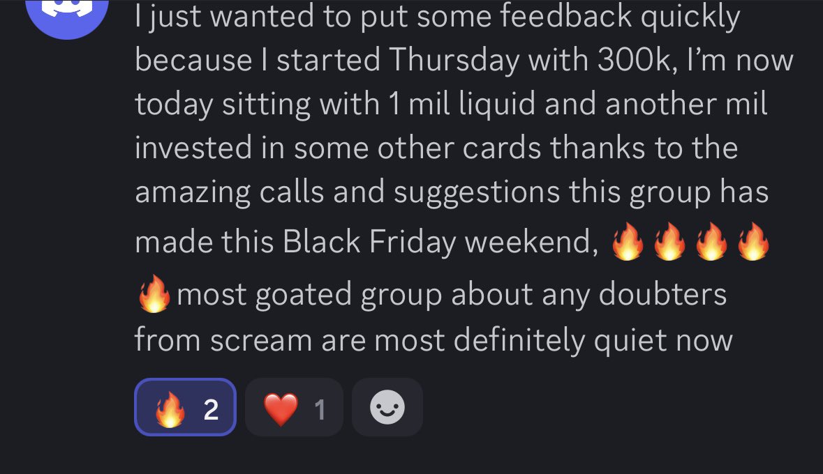 Trading doesn’t have to be hard. 🧑‍🏫 

We make sure you guys can make the most possible coins, but also that you won’t need to stay forever. 🧑‍🍳 

We teach and feed, your dream squad is just around the corner! ⚽️ 

patreon.com/Duck_MitchyDuck