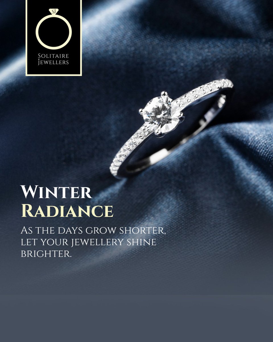 Winter Radiance

As the days grow shorter, let your jewellery shine brighter.
Discover warm gold tones and icy silver finishes that capture the essence of the season, elegant, effortless, and made to last.
#WinterStyle #SolitaireJewellers #TimelessElegance