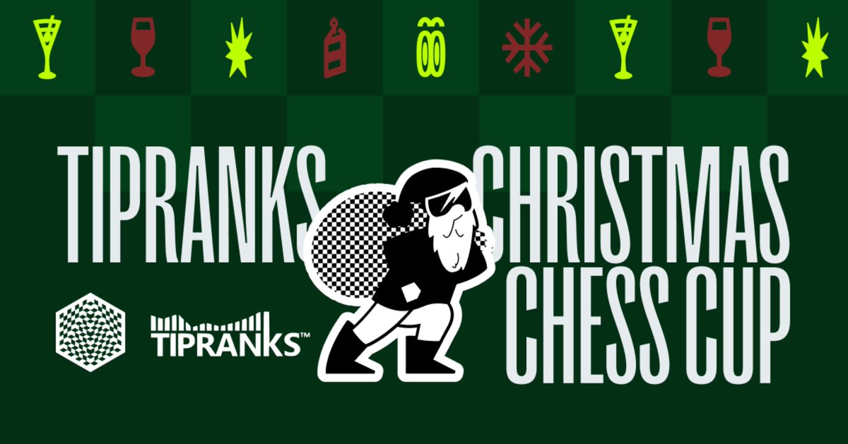theworldchess's tweet image. This December, every move counts. Three online Blitz tournaments. Over $3,000 in prizes — from World Chess sets to @TipRanks Premium.  
First game Dec 10, 17:00 CET. Join now → buff.ly/A7GrUOP  
#Chess #BlitzChess
