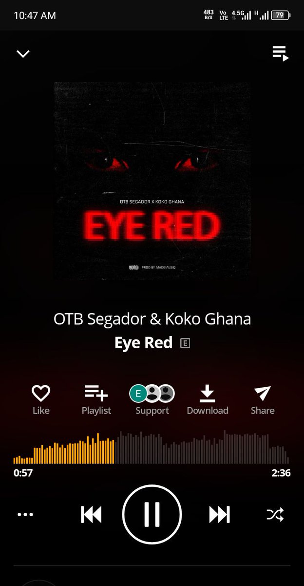 I was recommended to listen to this track and I haven't regretted charlie 🔥, <a href="/AtiladeJunior/">kokoghana_</a> is good #KokoGhana