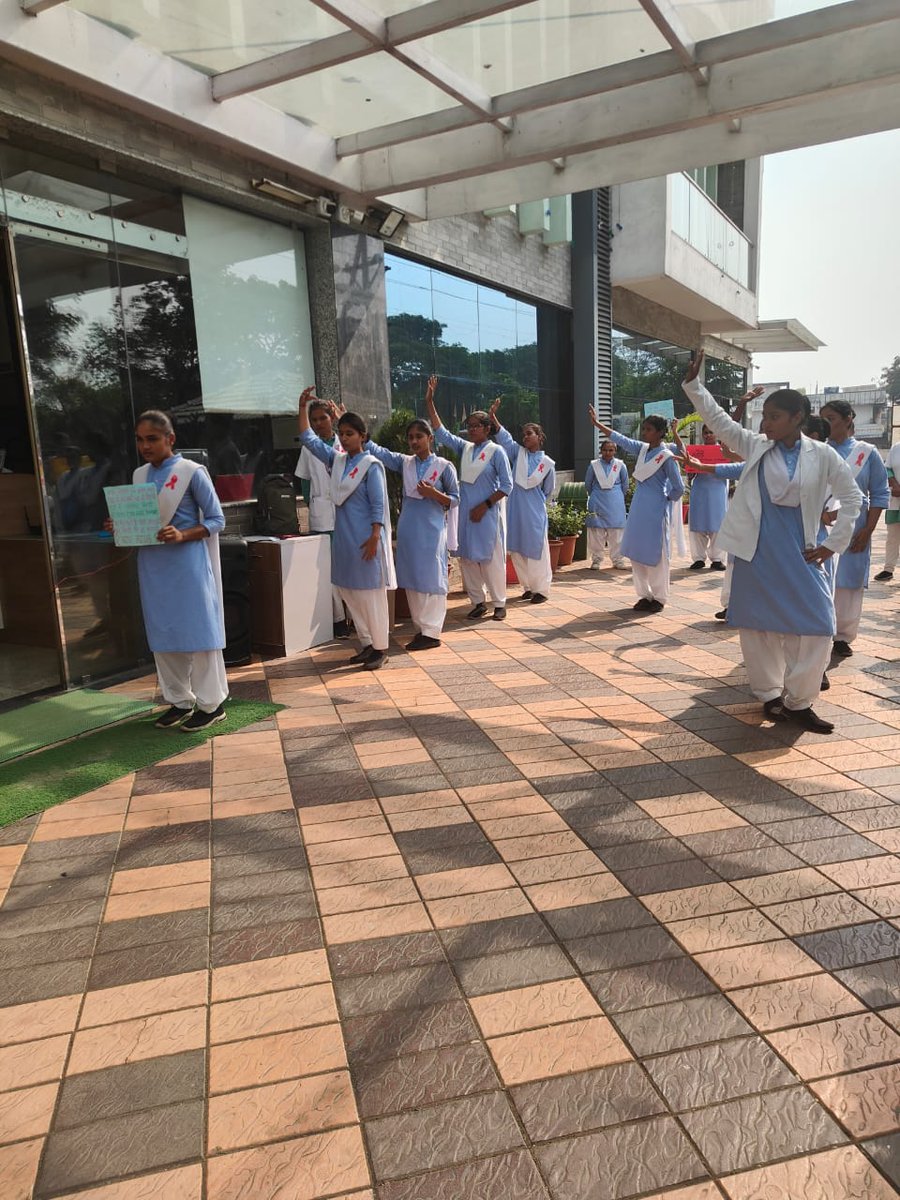 MayaNursing's tweet photo. AIDS Awareness Campaign Rocks Maya Hospital
Our college students took the stage at Maya Hospital, delivering powerful skits and speeches on AIDS awareness. The event was a huge success, spreading awareness and breaking stereotypes about AIDS.
#AIDSAwareness  #collegestudents https://t.co/rvguPLp5eQ