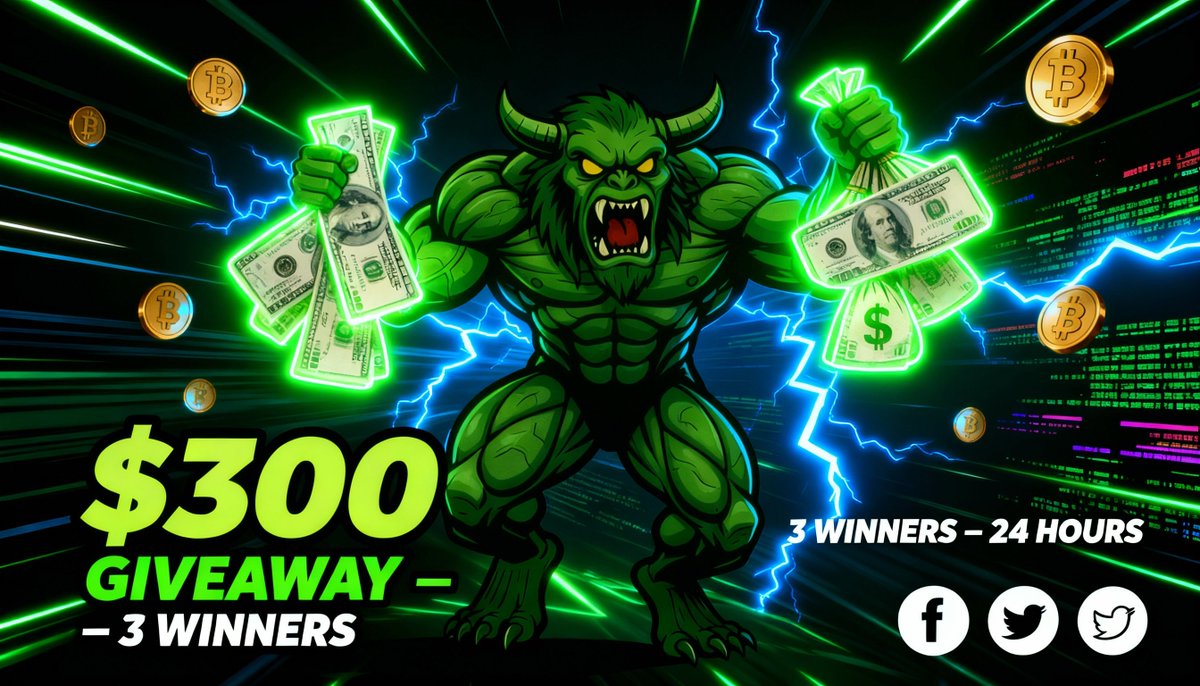 AgustoMonster's tweet image. $300 GIVEAWAY (3 winners) 24h 🚨
Agusto Monster wants to reward the early believers 💥
Rules:
⭐Follow
⭐Like
⭐RT
⭐Comment
Let the feeding frenzy begin!
#Giveaways #GiveawayAlert #memecoin #x100