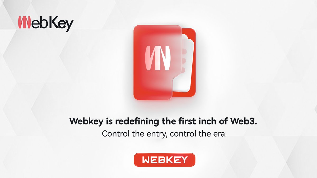 DePIN_WK's tweet image. Webkey is redefining the first inch of Web3.

- When you control the entry point, you shape the entire era.
- Hardware as the gateway.
- DePIN as the engine.

A new Web3 power structure is emerging — starting from the very first inch.

#Webkey #DePIN #Web3Infrastructure #DeFi
