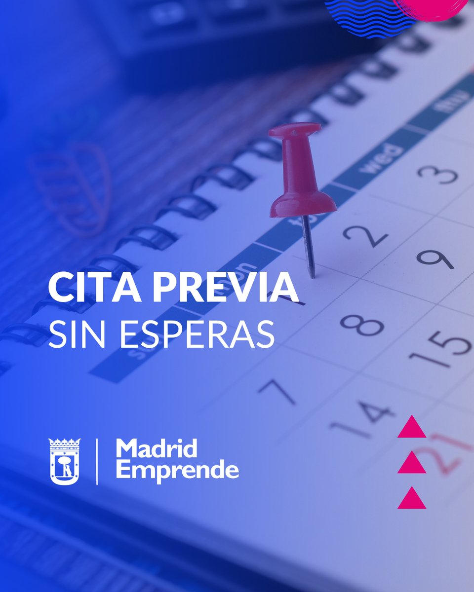 MadridEmprende's tweet image. ¡Pide ya tu #CitaPrevia! 😉

◾ Atención presencial: se ofrece en la #VUE y en los viveros de empresas, solicita cita. 📅 

◾ Atención telemática: formulario de contacto. 💻

🔗 madridemprende.es/cita-previa/
#MadridEmprende #emprendimiento