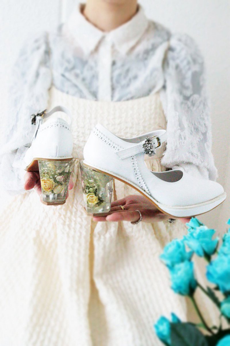 MABATAKI美雨 ミゼル Black x オーロラのような花束(みい) CATEGORY shoes | MABATAKI 美雨(マバタキミウ）