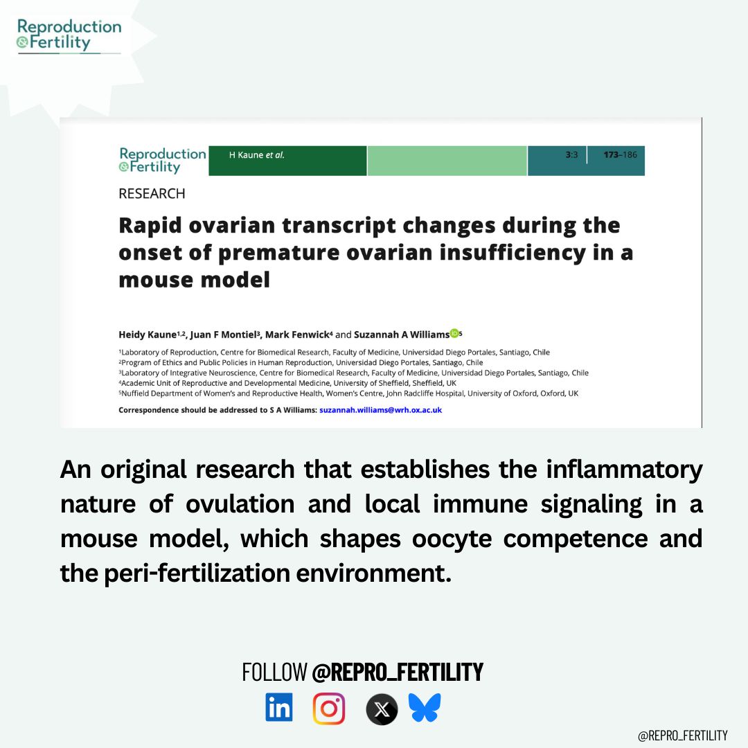 Reproduction and Fertility tweet media