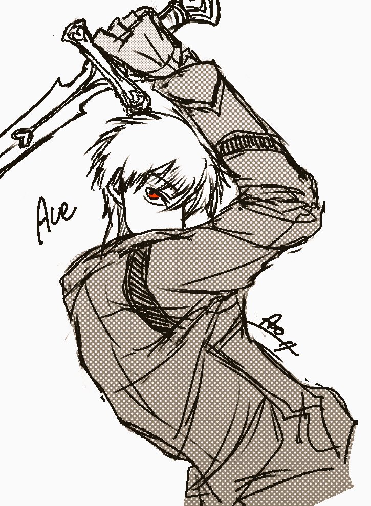 フォロワーさんオーダーのエース
(ドiリiフiタiーiズキャラからポージング参考にさせてもいました)