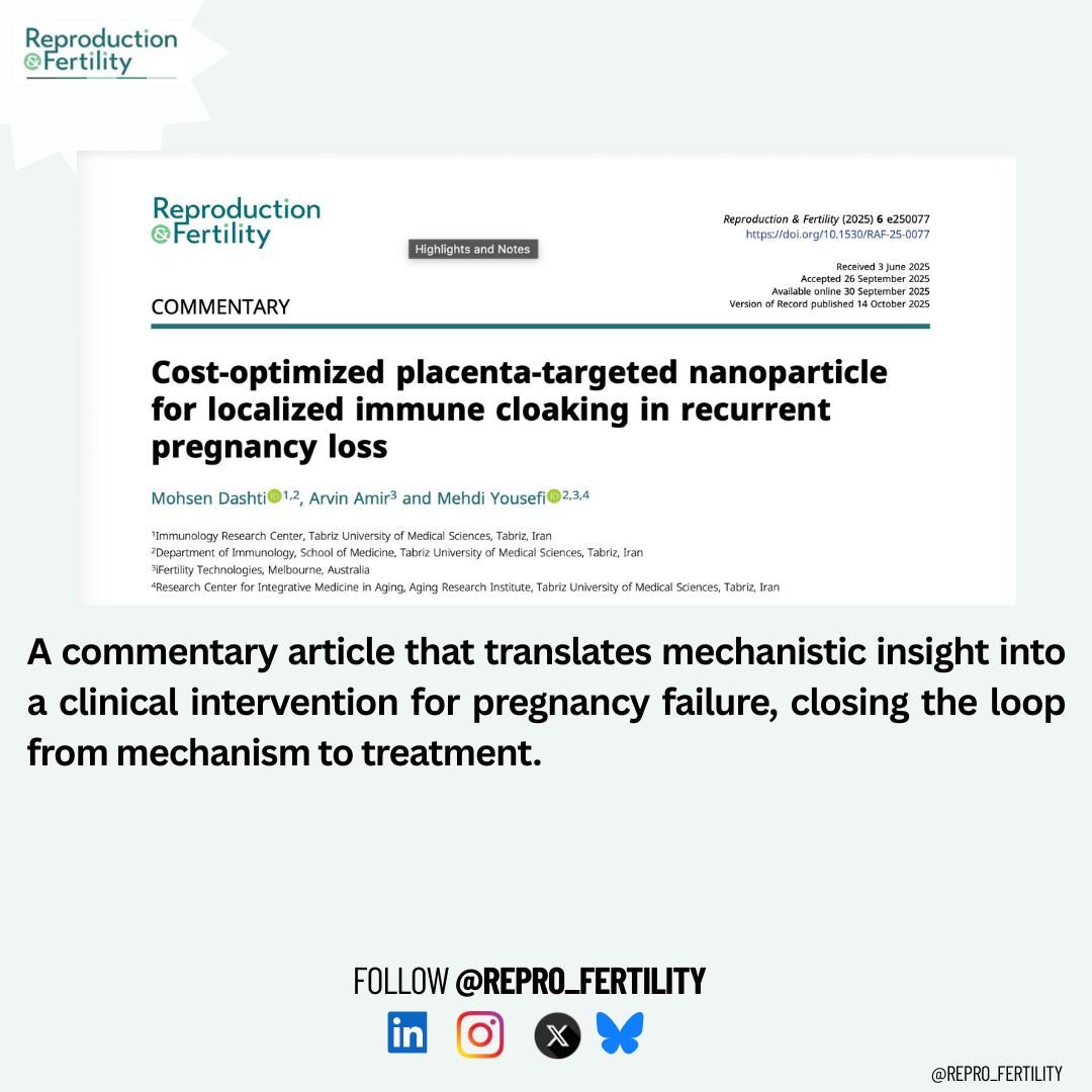 Reproduction and Fertility tweet media