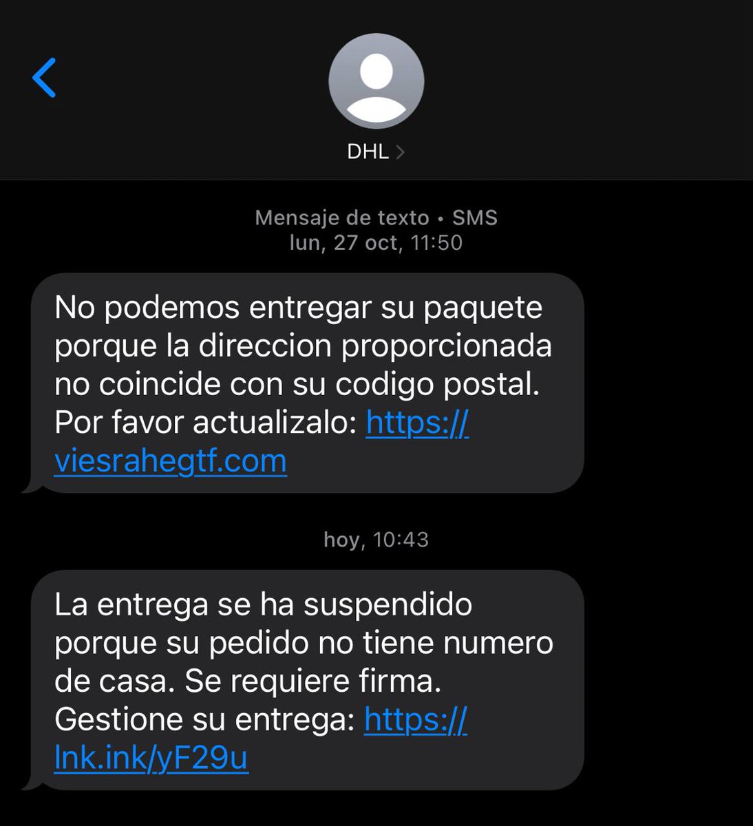 miguel_jimg's tweet image. El smishing es la técnica de simular entidades verídicas en mensajes SMS para robar datos personales y/o credenciales. Se suele combinar con el SMS spoofing, que hace uso del protocolo SMS para enviar falso el campo &quot;Sender ID&quot; que los móviles usan sin comprobación alguna. Ej: