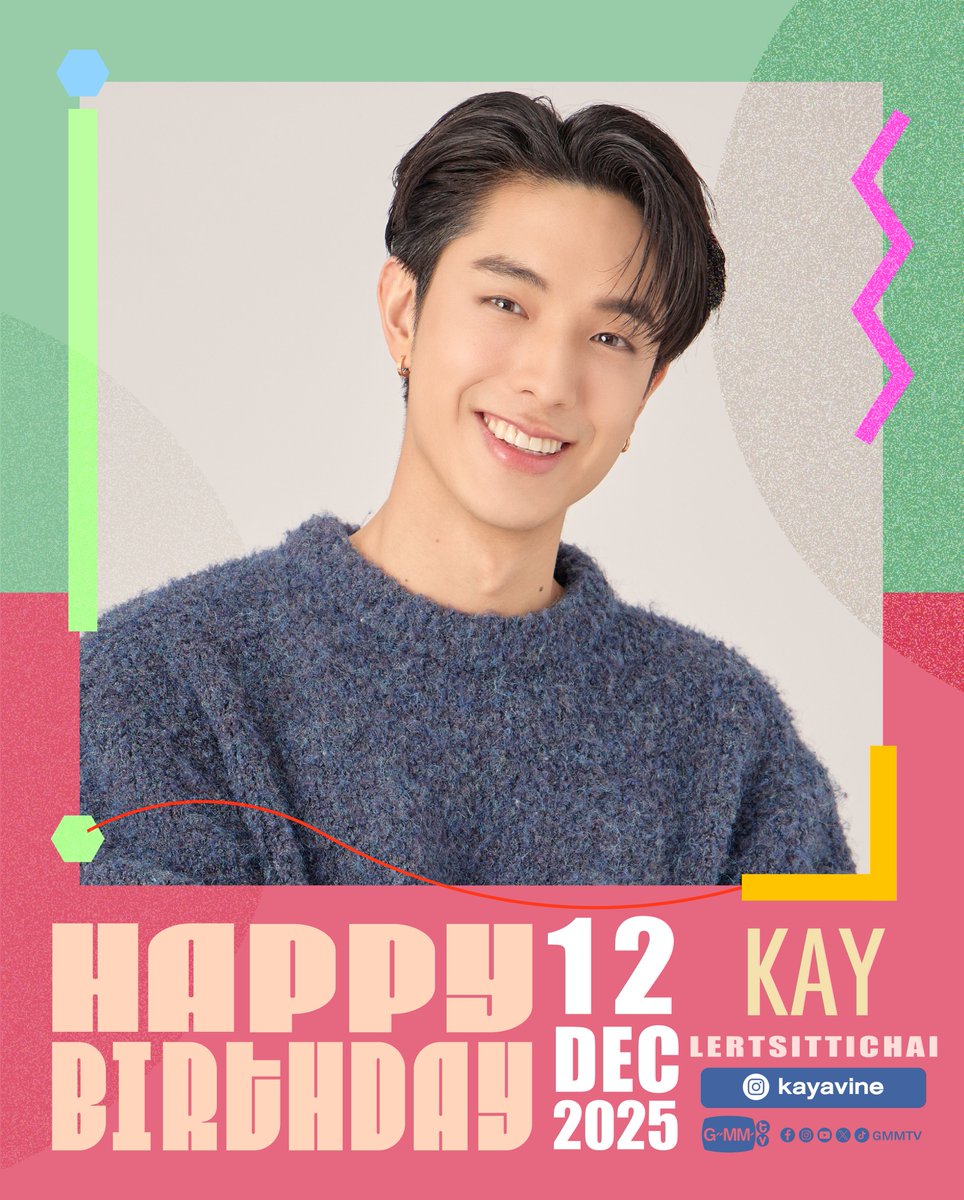 GMMTV's tweet photo. Happy Birthday Day to Kay

#GMMTV
@kayavine https://t.co/pAAqJXVmNv