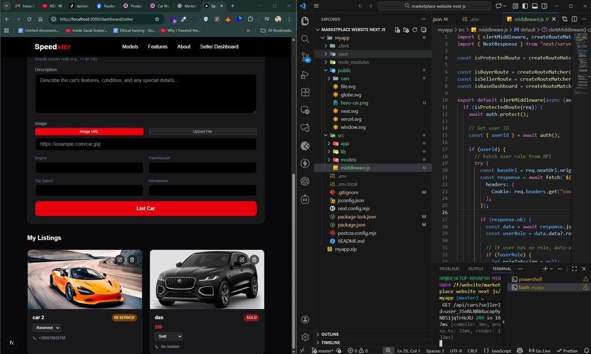 DorinelRushi's tweet image. Car marketplace websitehttps://d4461905418910.gumroad.com/l/ebguk

#car #marketplace #nextjs #carsellers