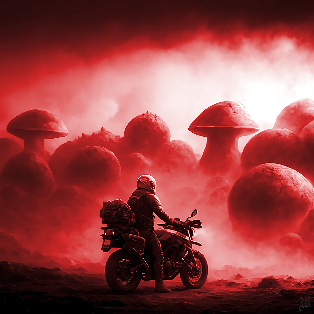 "Martian mushroom" revisited