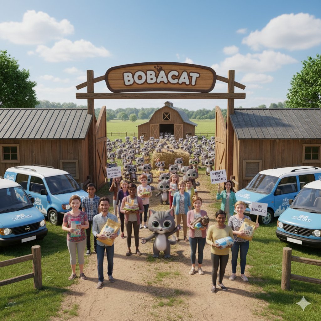 I receive money from unknown owners and donate it to the stray animals of $boba.