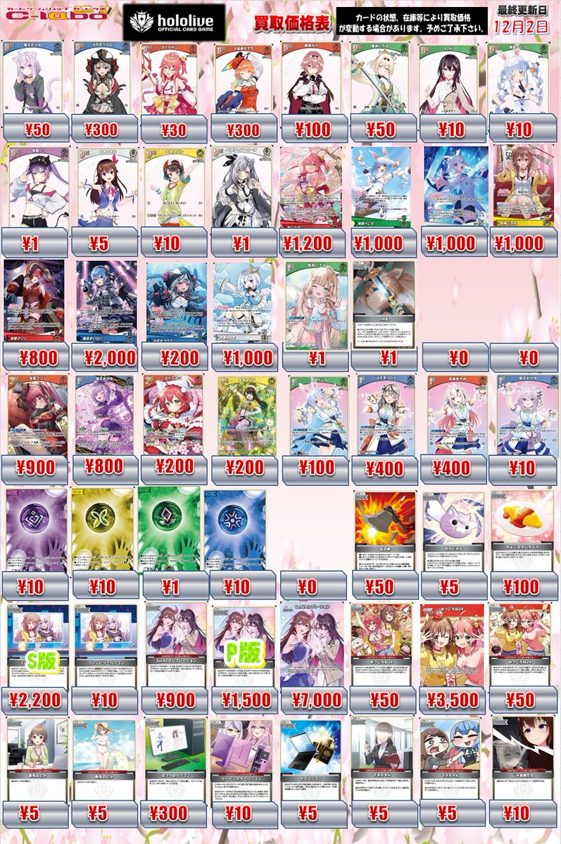 ホロライブOCG ホロカ 買取情報】 新デッキパーツPOP参入！！ お