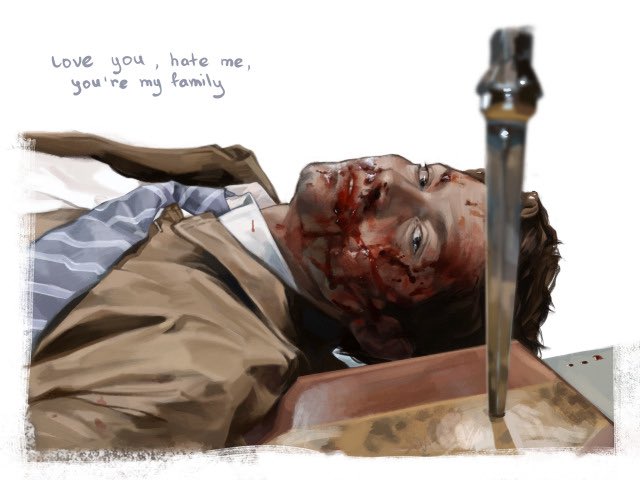 welli8642's tweet photo. Break my neck and leave me bleeding🗡️
#spn #destiel #castiel #Supernatural #spnFanart https://t.co/9U3xwVwuqq
