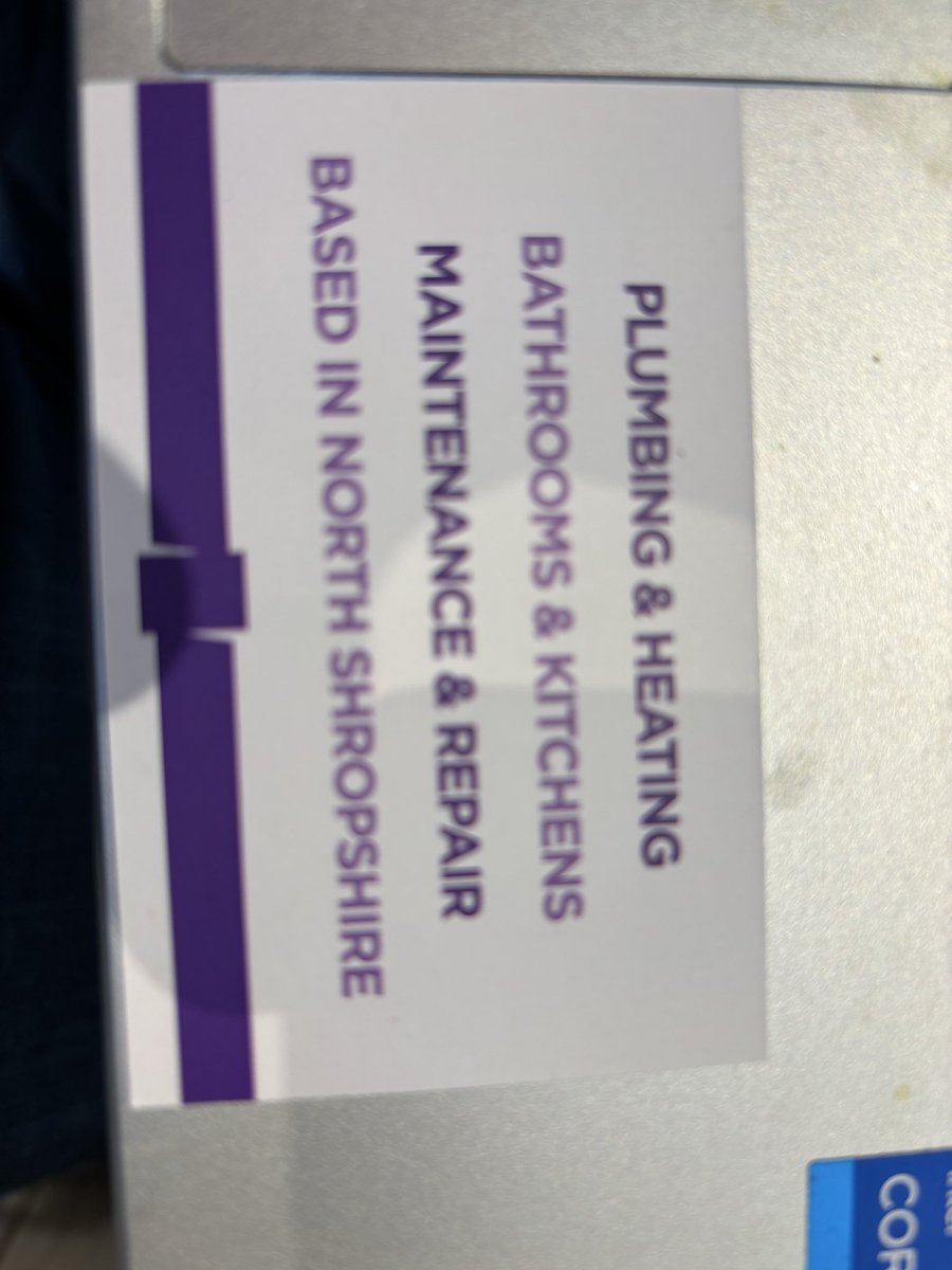 Bloody good plumber if you need one ! #Plumber #Oswestry