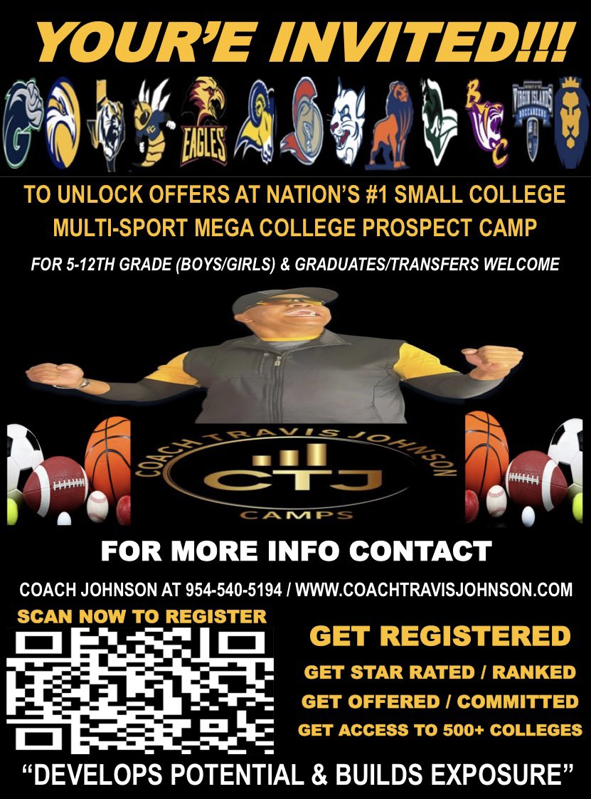 🎄 $25 OFF HOLIDAY SPECIAL 🎄 

🚨WHO’S GOT NEXT TO COMMIT TO DEVELOPMENT &amp; EXPOSURE???

✅TO UNLOCK OFFERS/ STARS/RANKINGS AT NATIONS #1 MULTI-SPORT SMALL COLLEGE MEGA COLLEGE PROSPECT CAMPS WHICH INCLUDES CURRICULUM THAT TRAINS YOU HOW TO BEAT THE ODDS AND BECOME A COLLEGE