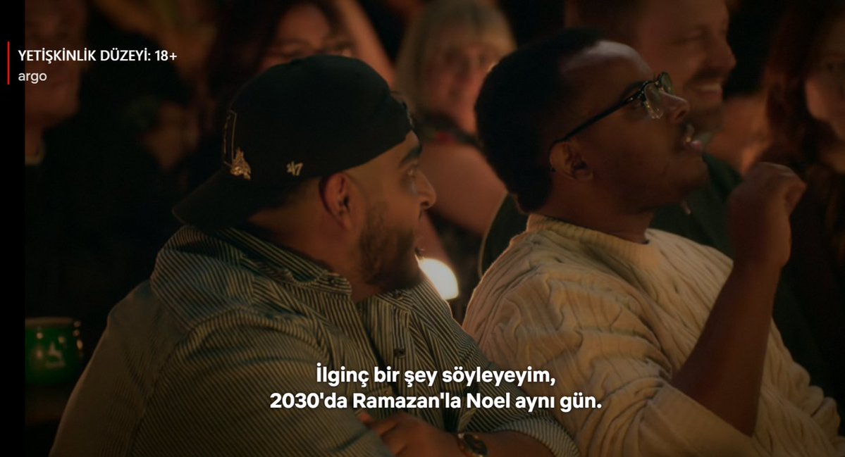 aytackara's tweet image. Matt Rife'ın yeni gösterisinde bir seyirci "2030'da Ramazan'la Noel aynı gün," deyince bakıverdim.

Hem 5 Ocak-3 Şubat 2030 arası hem de hicri ve miladi takvim arasındaki gün farkından dolayı 26 Aralık 2030-23 Ocak 2031 arası Ramazan ayıymış.

Teknik olarak yılda iki Ramazan.